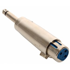 Adaptador de plug 6,3 mm a jack Cannon, monoaural